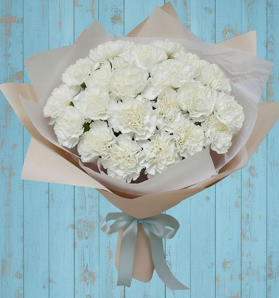 Букет цветов из: Гвоздики в Залесный Казань