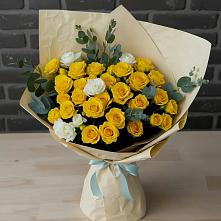 Букет цветов из:  Розы в Залесный Казань