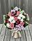 Букет цветов из: Альстромерии, Гвоздики, Розы и Хризантемы в Залесный Казань