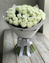 Букет 35 Белых роз #REPLACE_PRED# Залесный Казань