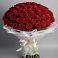 Букет 101 Красная роза Блэк Мэджик в Залесный Казань