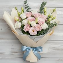 Букет цветов из:  Лизиантусы #REPLACE_PRED# Залесный Казань