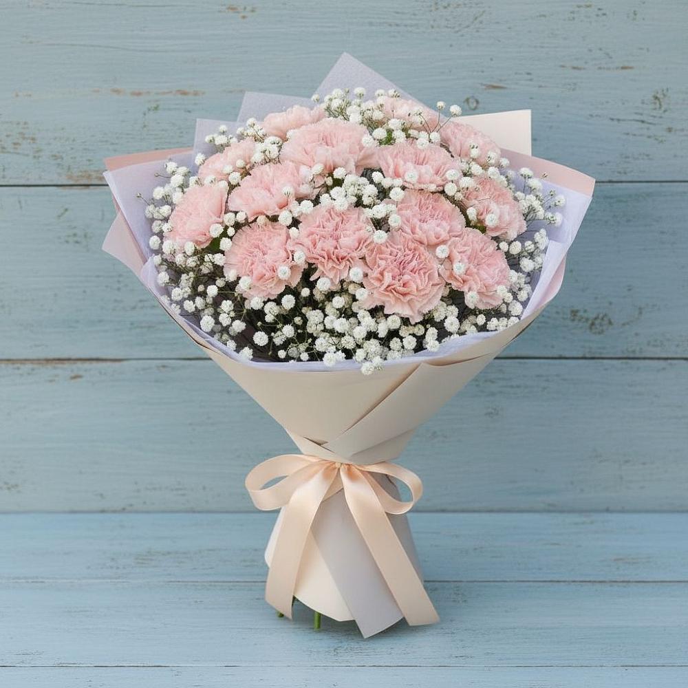 Букет цветов из: Гвоздики в Залесный Казань