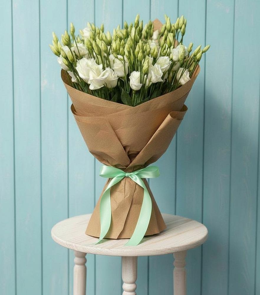 Букет цветов из: Лизиантусы в Залесный Казань