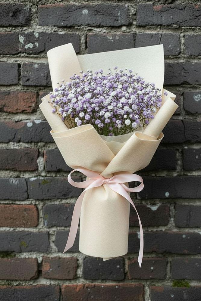 Букет цветов из: Гипсофила в Залесный Казань