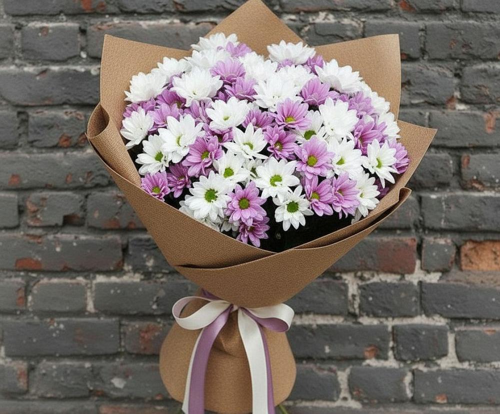 Букет цветов из: Хризантемы в Залесный Казань