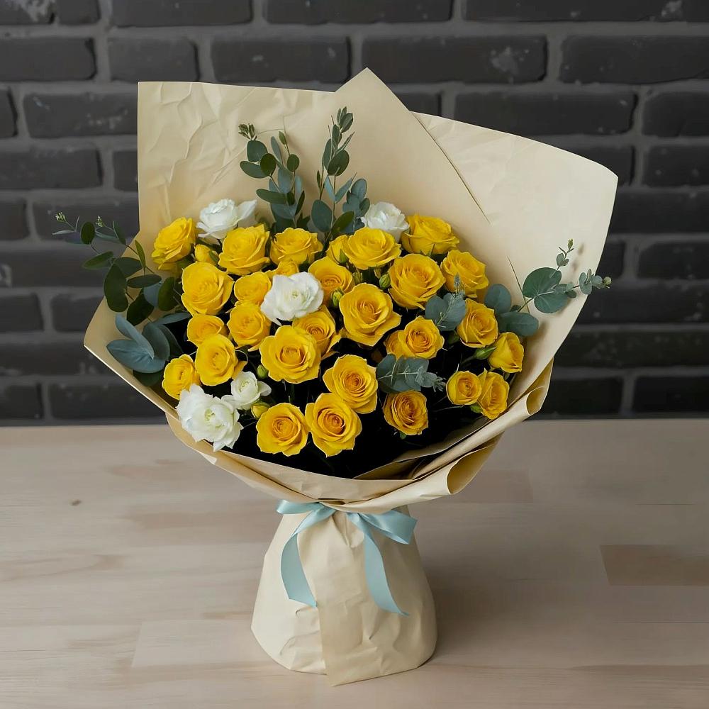 Букет цветов из: Розы в Залесный Казань