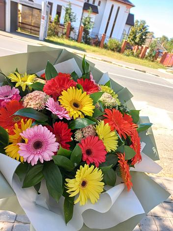 Букет цветов из: Герберы в Залесный Казань