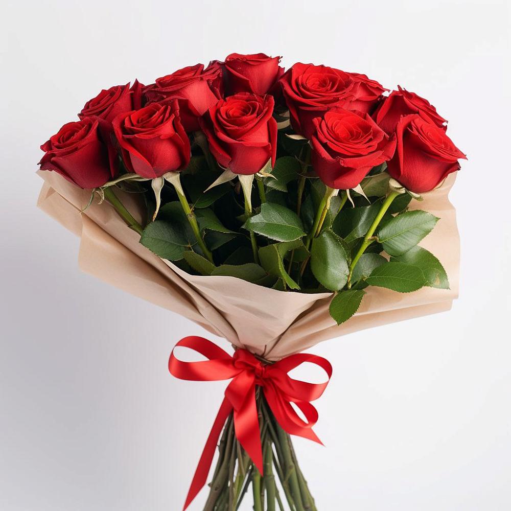 Букет 11 Красных роз Эдлесс Лав в Залесный Казань
